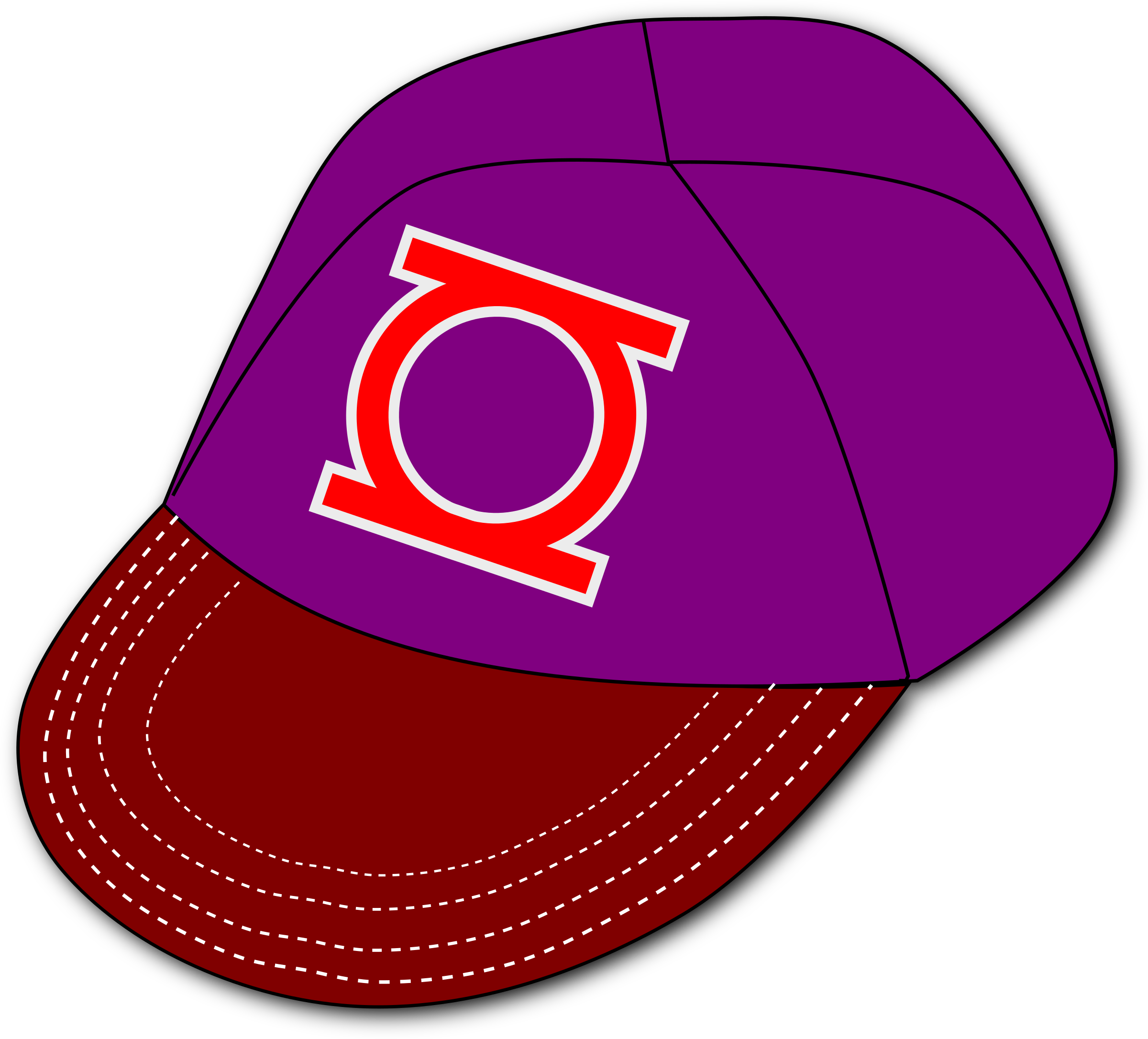 Baseball Cap Vector Royalty Free Stock - Baseball Cap (2400x2172), Png Download