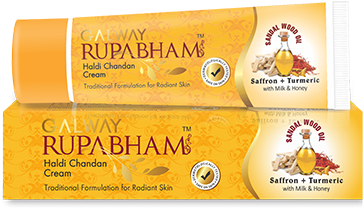 Haldi Chandan Antiseptic Cream - Galway Rupabham All Products (369x426), Png Download