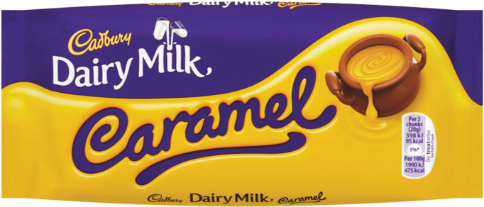 Cadbury Dairy Milk Caramel Chocolate Bar 120g - Dairy Milk Caramel Uk (800x800), Png Download