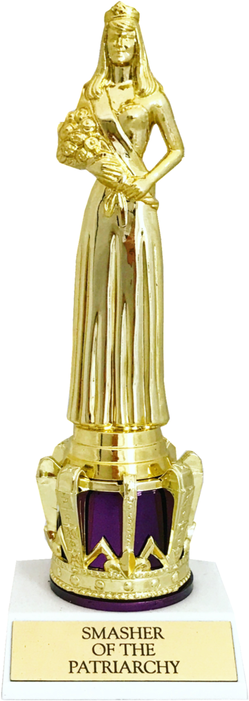 Smasher Of The Patriarchy Crown Trophy - Smasher Of The Patriarchy Feminist Trophy Feminism (477x1024), Png Download