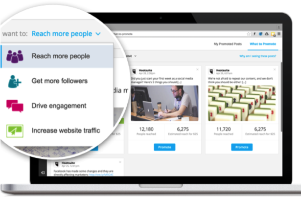 Social Media Listening Platform Hootsuite Has Launched - Best Way To Make Advertising On Facebook (614x410), Png Download