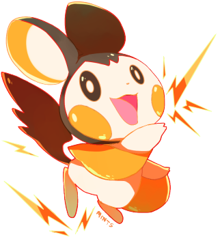 Favourite Electric Rodent - Unova Pokemon Transparent Cute (400x400), Png Download