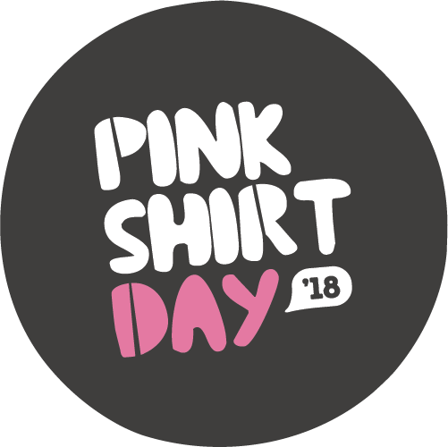 Facebook Logo - Pink Shirt Day Logo (501x500), Png Download