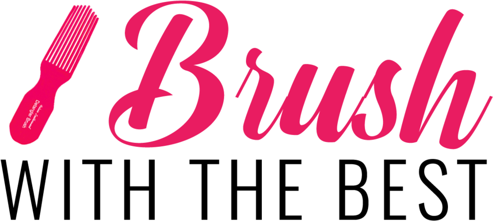 Brush-logo - Hair Brushes Logo (1000x453), Png Download