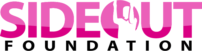 Logo Pink Black - Side Out Foundation Logo (700x177), Png Download
