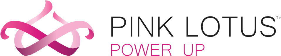 Pink Lotus Power Up Logo In Color - Breast Cancer (955x201), Png Download