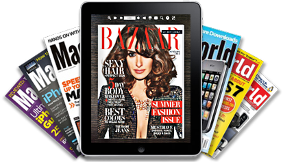 Publish Unlimited Digital Magazines - Pdf Download Landing Page (415x310), Png Download
