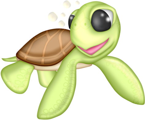 ○•‿✿⁀ocean Safari‿✿⁀•○ - Tartaruga Marinha Png Desenho (500x409), Png Download