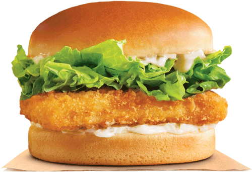 Download Our Bk Big Fish® Sandwich Is A Light And Flaky 100% - Burger ...