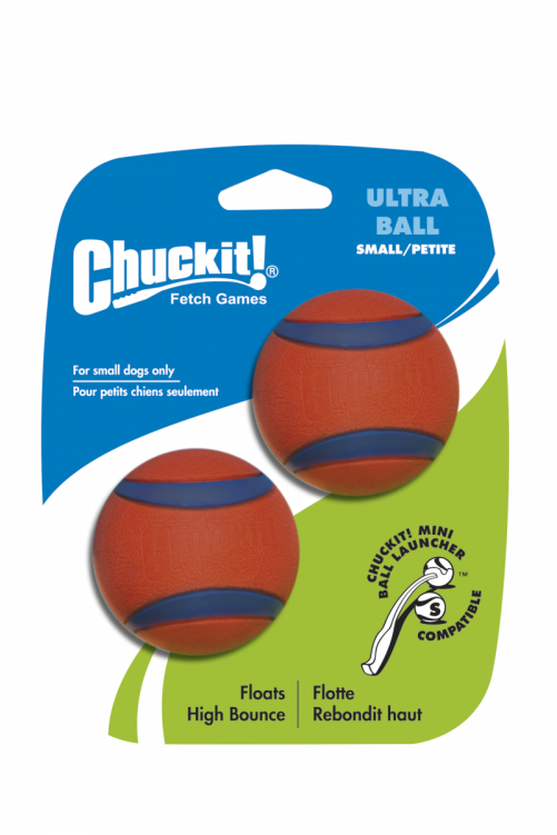 Chuck It Ultra Small - Orange And Blue Dog Ball (750x750), Png Download