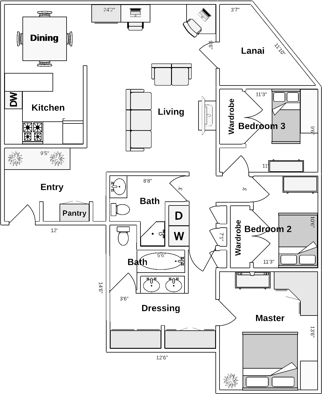 Home Emergency Floor Plan - Drawing (1212x1455), Png Download