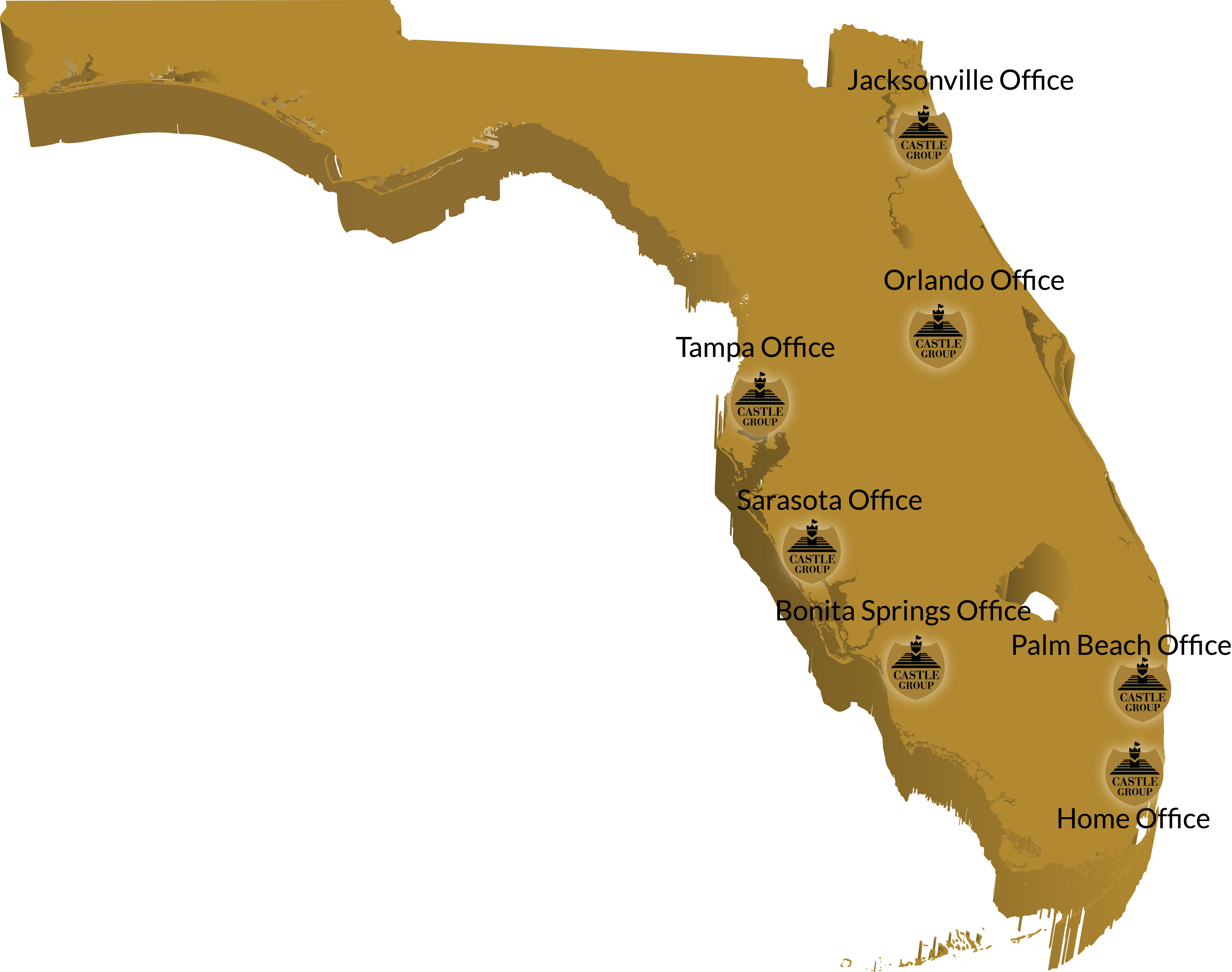Florida Map Edit2 - Atlas (4611x3638), Png Download
