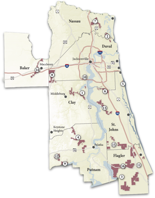 North Florida Land Trust - Atlas (308x394), Png Download