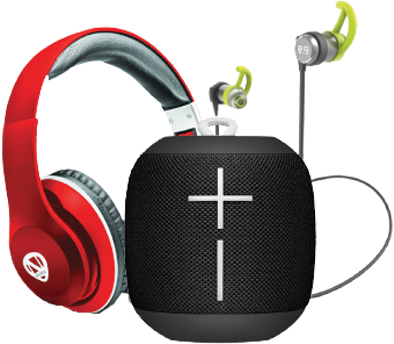 Puregear 61451pg Pureboom Wireless Bt Earbuds Black/green (400x400), Png Download