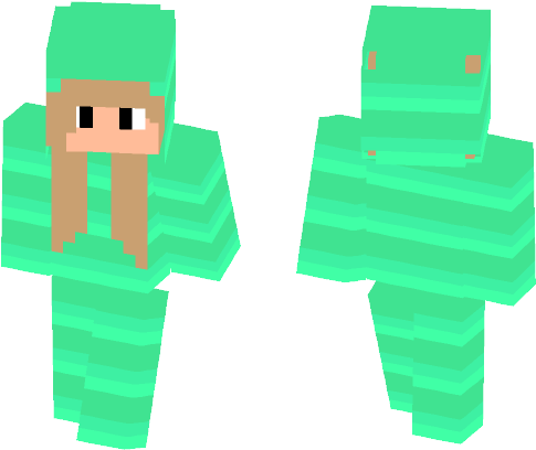 Io Onesie Girl - Lil Uzi Vert Minecraft Skin (584x497), Png Download