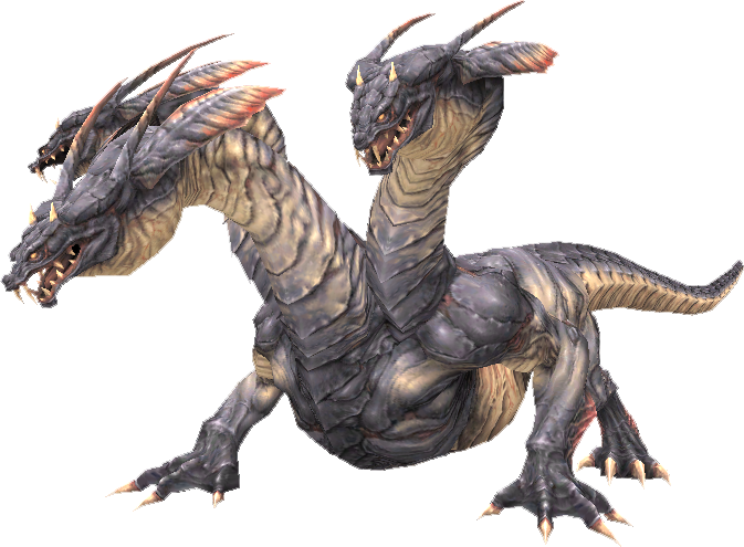 Hydra 1 - Hydra Final Fantasy (673x495), Png Download