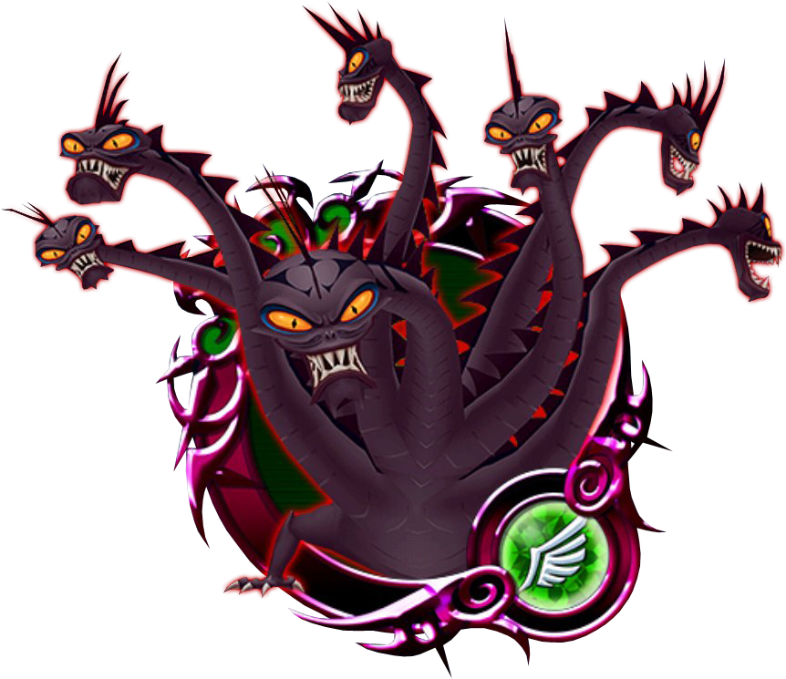 Hydra - Hercules Hydra Kingdom Hearts (906x801), Png Download