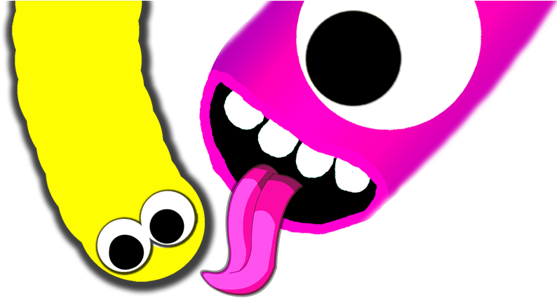 Slither Io Game - Slither.io (800x443), Png Download