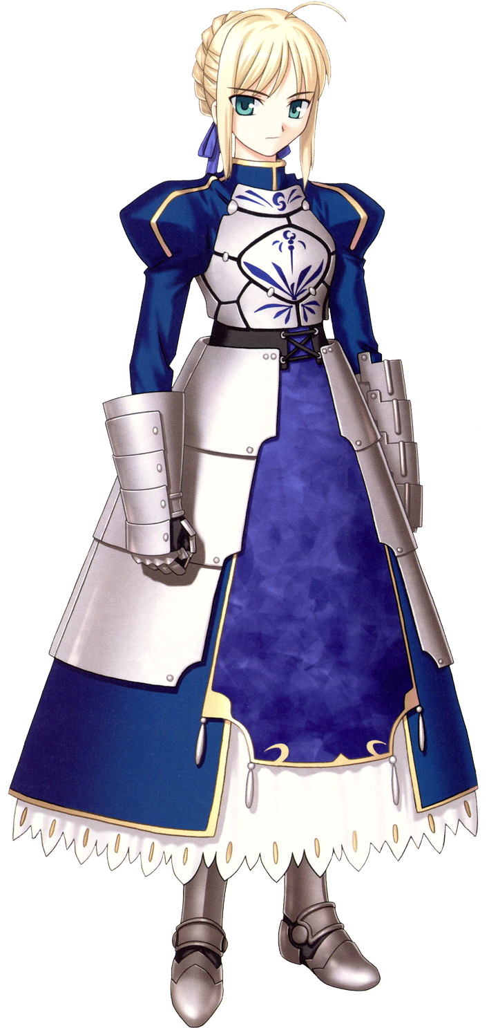 Saber 2 - Fate Stay Night Saber (800x1523), Png Download
