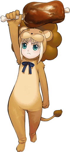 Saber Lion (420x544), Png Download