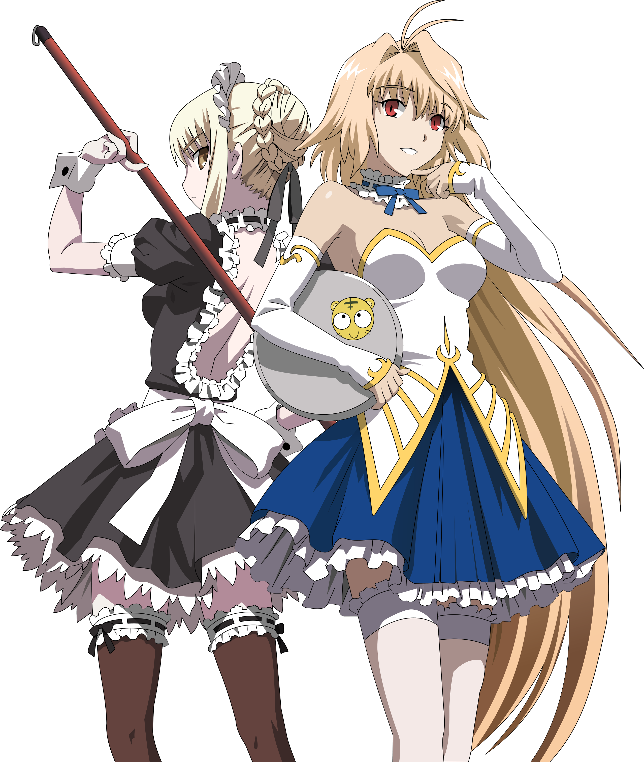 Arturia Saberbest Maids - Fate Stay Night Arcueid Brunestud (2556x3021), Png Download
