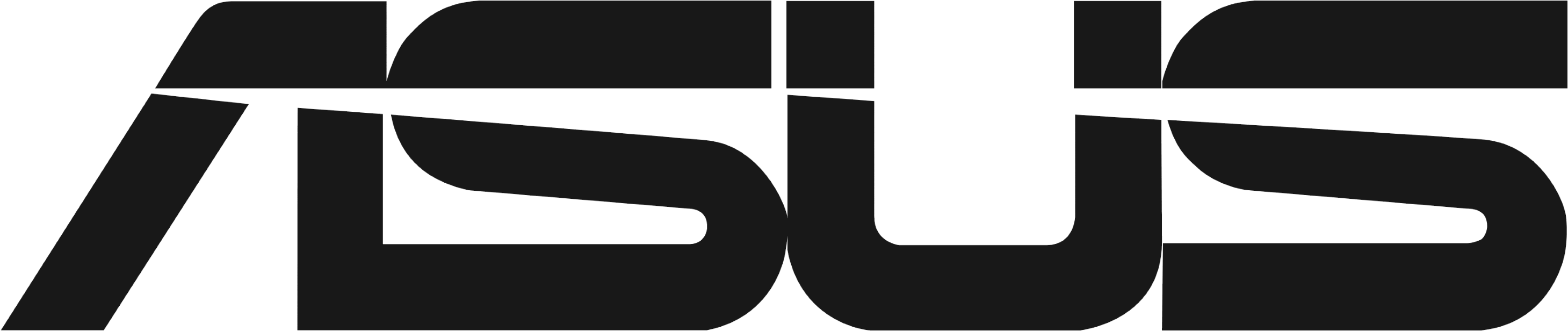 Brand Asus Company Logo Black - Asus Zenfone Live Logo (3000x704), Png Download