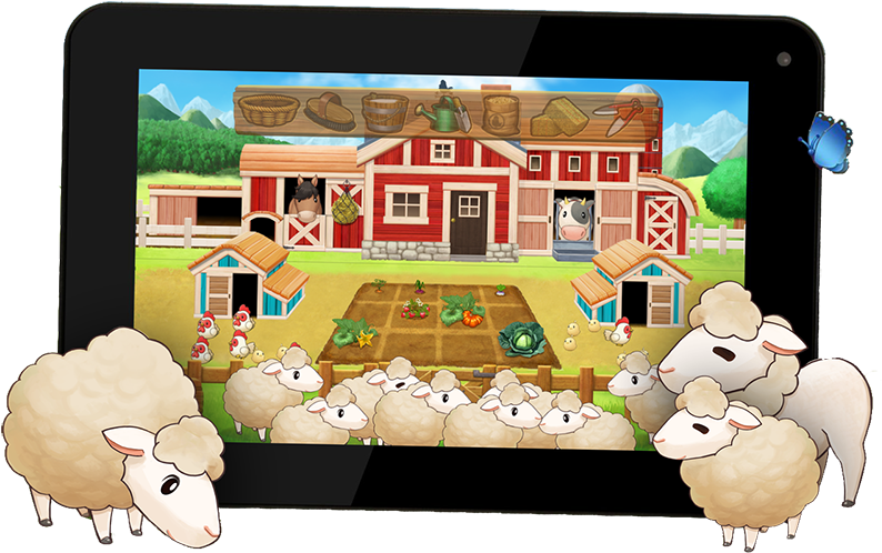 Harvest Moon Lil' Farmers - Cartoon (800x500), Png Download