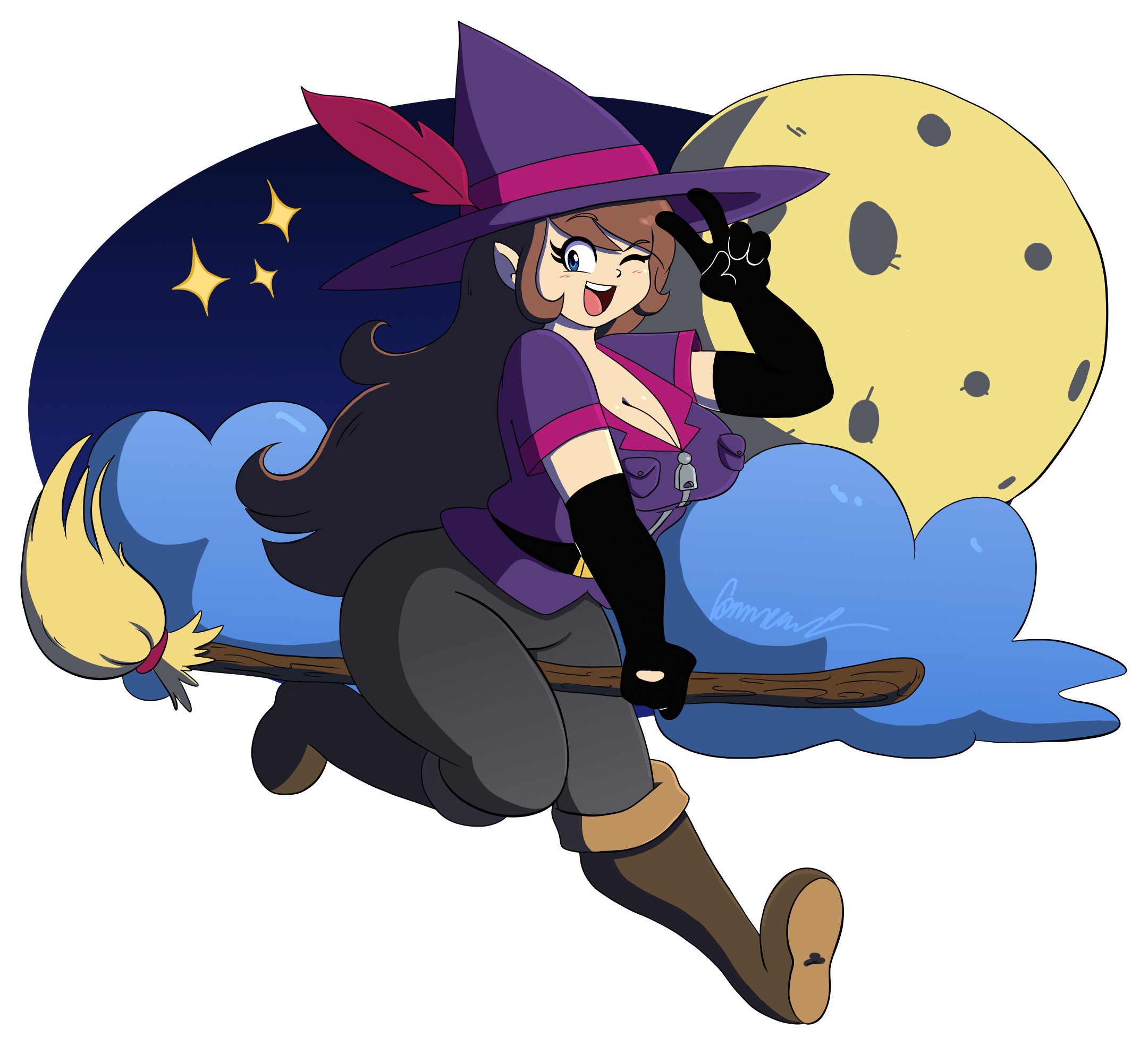 Author Comments - Harvest Moon (2216x1976), Png Download