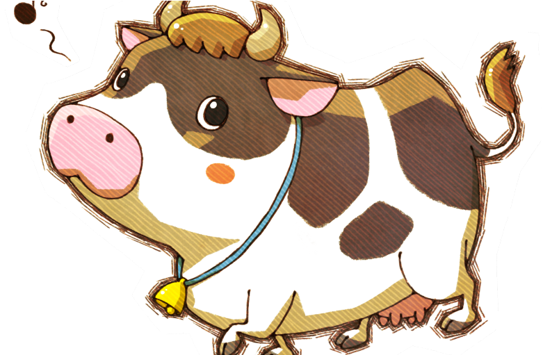 Story Of Seasons Cow - Story Of Season Animal (825x510), Png Download