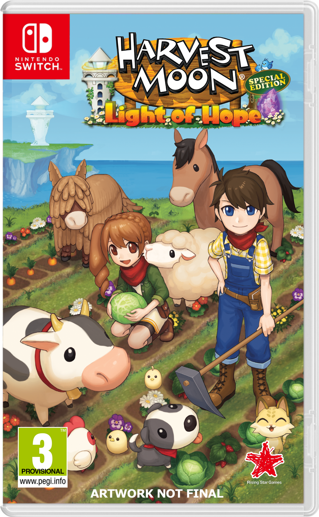Harvest Moon Light Of Hope Switch (1704x1704), Png Download
