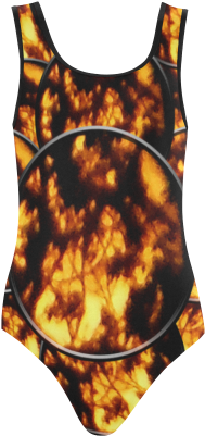 Harvest Moon Coins Vest One Piece Swimsuit - Maillot (500x500), Png Download