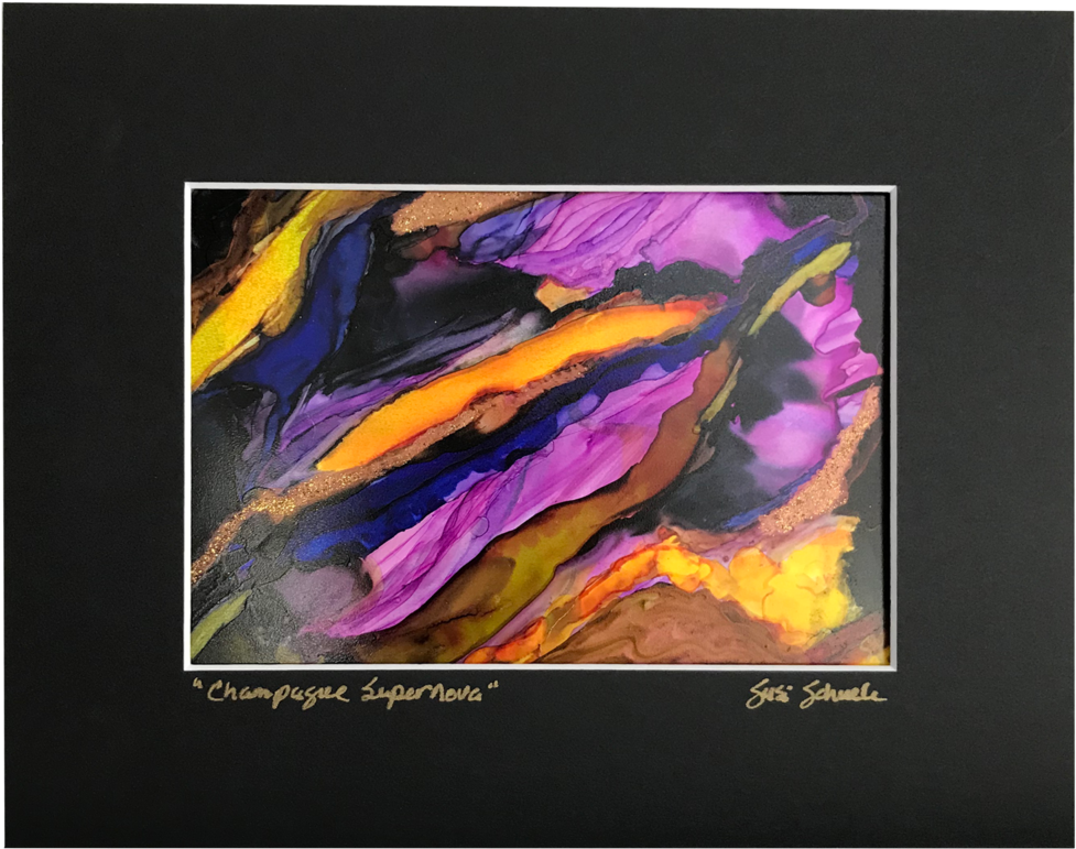 Champagne Supernova - Second Touch Art (1000x1000), Png Download