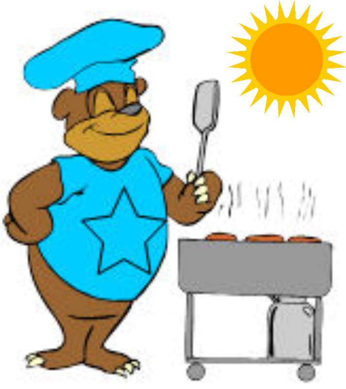 Bear Bbq (1800x1200), Png Download