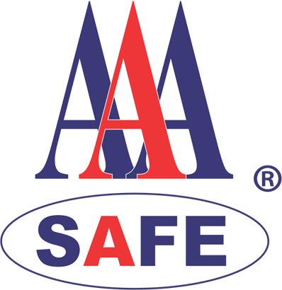 Aaa Logo 410h - Safe Security (398x410), Png Download