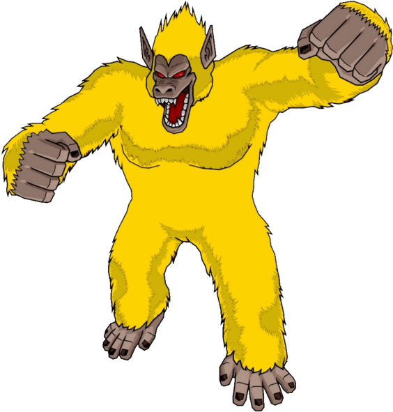 Goku - Goku Super Saiyan Great Ape (573x600), Png Download