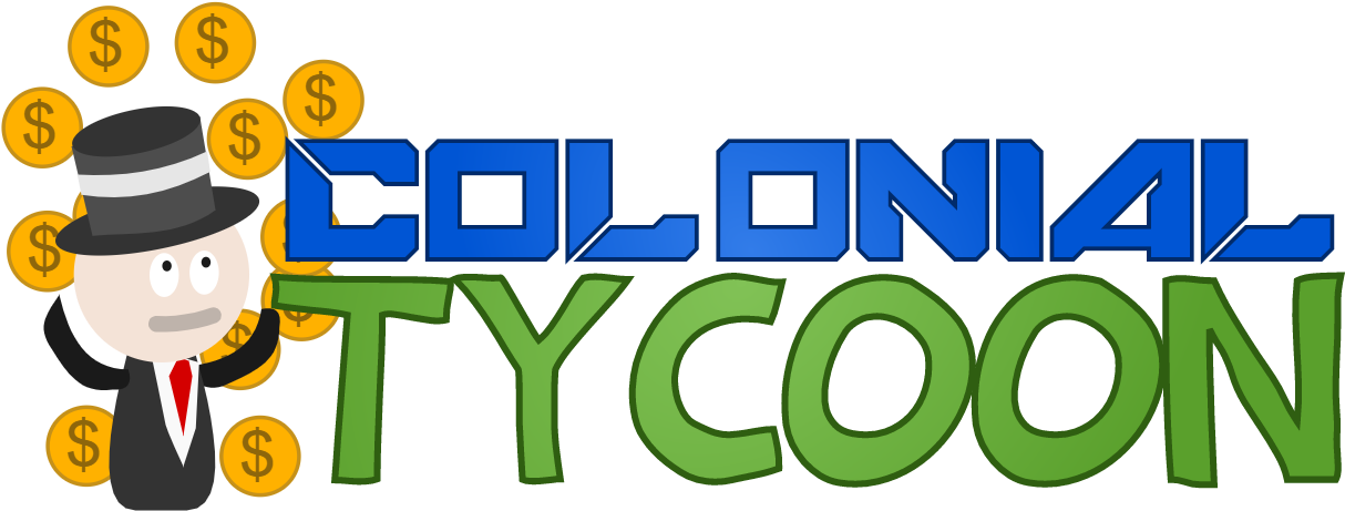 Colonial Tycoon Logo - Graphic Design (1240x600), Png Download