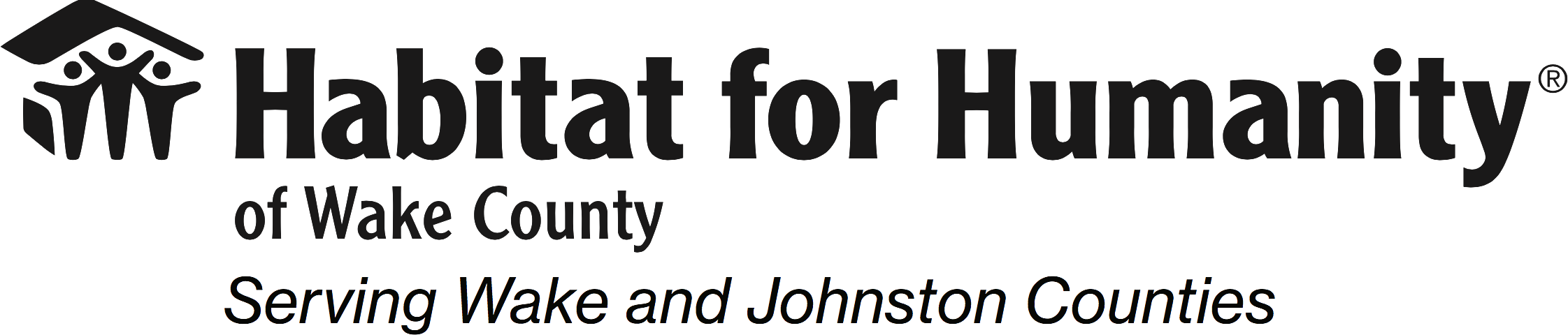 Habitat For Humanity Wake County - Habitat For Humanity Restore Rack Tulsa (2243x480), Png Download