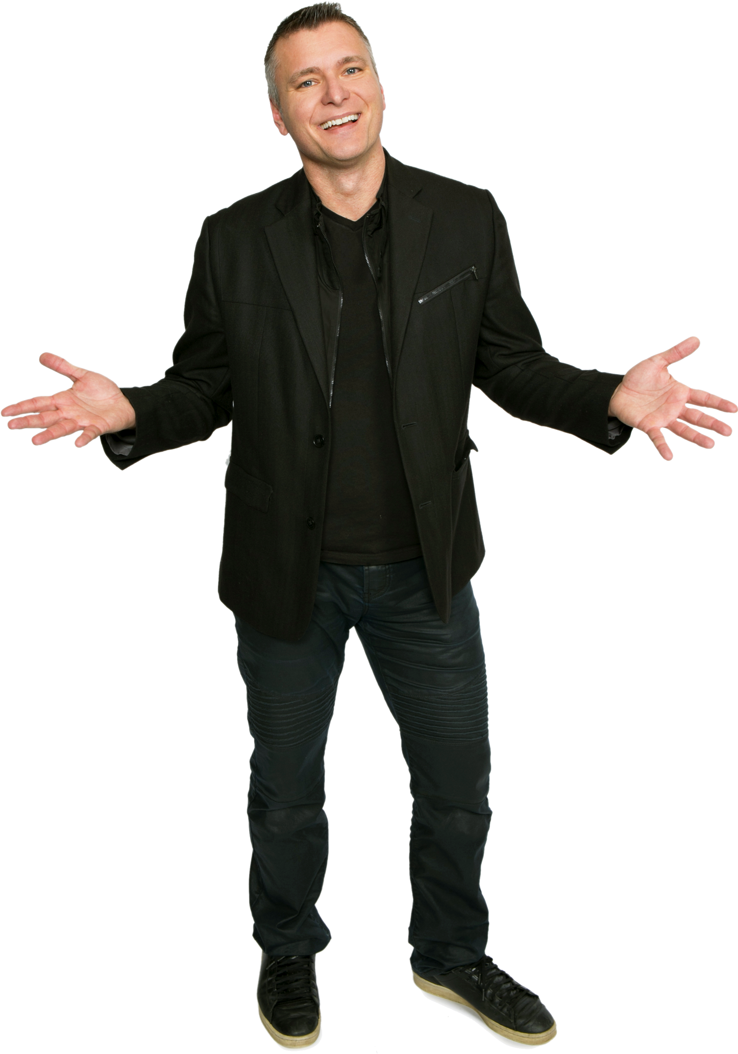 Only By The Care He Has For His Listeners And Having - Standing (1445x2232), Png Download
