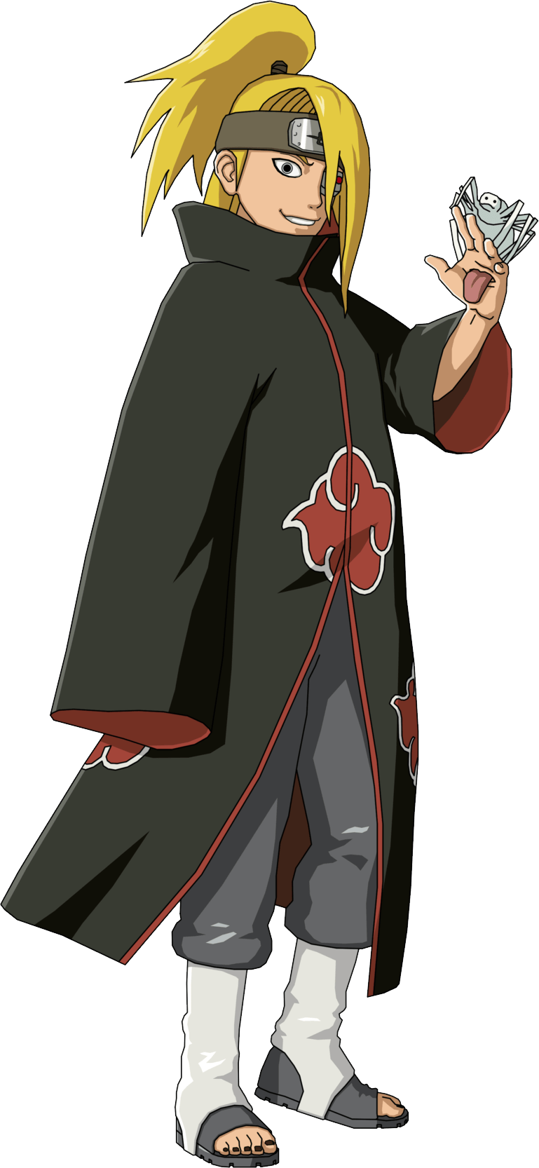 Akatsuki Deidara (769x1666), Png Download