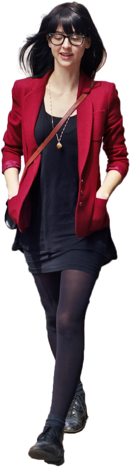 Walking Woman Exercise - Woman Walking Png (617x1680), Png Download