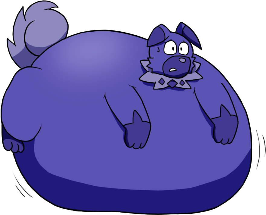 Berry Blue Rockruff, P2 - Cartoon (1000x891), Png Download