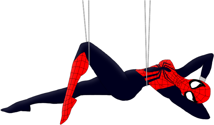 Spider Hanging Png Banner Free Download - Hand Spinning (1024x576), Png Download
