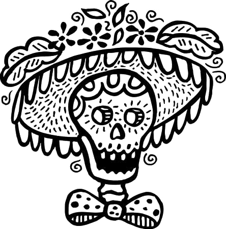Day Of The Dead Parade - Transparent Day Of The Dead (444x450), Png Download
