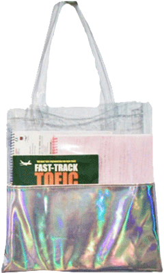 Itgirl Shop Hologram Laser Transparent Half Tote Bag - Tote Bag Aesthetic (460x460), Png Download