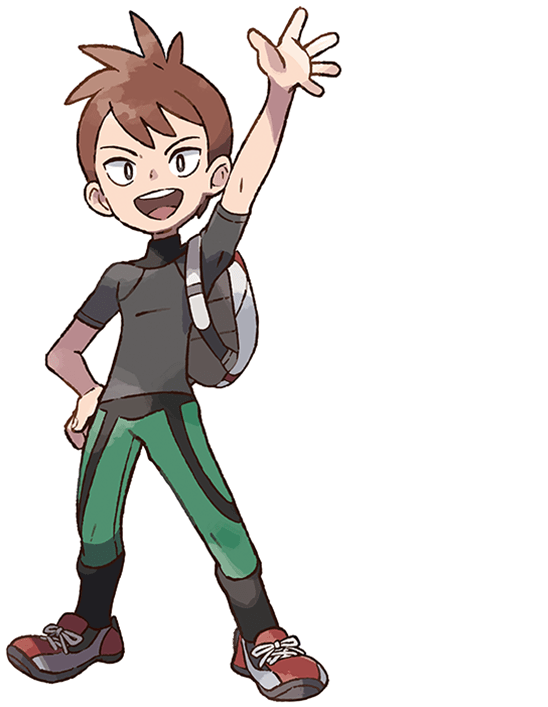 The Pokémon Company International And Nintendo Have - Pokemon Let's Go Rival (784x720), Png Download