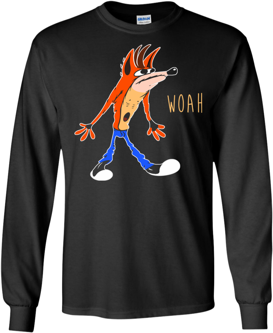Crash Bandicoot - T Shirt Adidas Stitch (1155x1155), Png Download