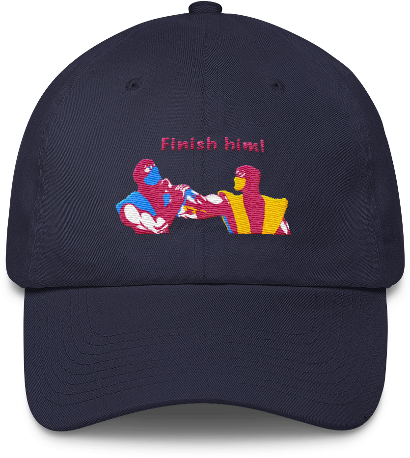 Finish Him Cap Dad Hat - Nbc Logo Hat (1000x1000), Png Download
