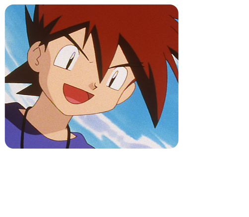 Professor Oak's Grandson Who Selected Squirtle As His - Cartoon (524x461), Png Download