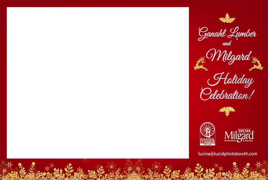 Template De Lucina- Milgard & Ganahl Holiday Party (922x620), Png Download