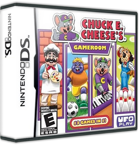 Chuck E Cheese's Gameroom - Chuck E. Cheese's Gameroom (587x598), Png Download